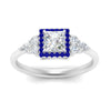 Load image into Gallery viewer, princess-cut-halo-cluster-accent-sapphire-engagement-ring-in-white-gold-FD10512PRRGSABLANGLE5-NL-WG_4503921c-f6ee-44a2-a85c-4d723039da64.jpg?v=1770117386
