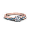 Load image into Gallery viewer, princess-cut-infinity-twist-diamond-engagement-ring-with-ice-blue-topaz-in-14K-rose-gold-FD8253PRRGICBLTO-NL-RG