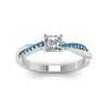Load image into Gallery viewer, princess-cut-infinity-twist-diamond-engagement-ring-with-ice-blue-topaz-in-14K-white-gold-FD8253PRRGICBLTO-NL-WG