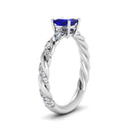 Load image into Gallery viewer, princess-cut-intertwined-sapphire-engagement-ring-in-white-gold-FD9127PRRGBS-NL-WG-GS.jpg
