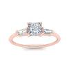 Load image into Gallery viewer, princess-cut-lab-grown-diamond-ring-with-baguette-side-stones-in-rose-gold-FDENS100PRRANGLE5-NL-RG