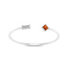 Load image into Gallery viewer, Princess Cut And Baguette Stacking Thin Ring