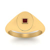 Load image into Gallery viewer, Oval Signet Ring