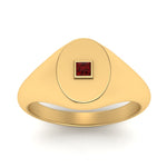 Load image into Gallery viewer, Oval Signet Ring