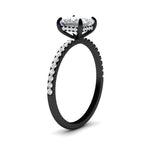 Load image into Gallery viewer, princess-cut-pave-underhalo-engagement-ring-in-black-gold-FDENR11490PRRANGLE2-NL-BG.jpg?v=1761729758