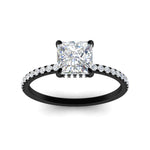 Load image into Gallery viewer, princess-cut-pave-underhalo-engagement-ring-in-black-gold-FDENR11490PRRANGLE5-NL-BG.jpg?v=1761729758