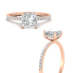 Load image into Gallery viewer, princess-cut-pave-underhalo-engagement-ring-in-rose-gold-FDENR11490PRRANGLE3-NL-RG.jpg?v=1761729758