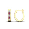 Load image into Gallery viewer, princess-cut-pink-sapphire-channel-set-hoops-earrings-in-yellow-gold-fdear1018gsadrpiangle3-nl-yg.jpg