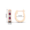 Load image into Gallery viewer, princess-cut-pink-sapphire-channel-set-hoops-earrings-rose-gold-fdear1018gsadrpiangle3-nl-rg-hw.jpg