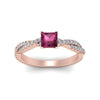 Load image into Gallery viewer, princess-cut-pink-sapphire-infinity-twist-ring-in-rose-gold-FD8233PRRGSADRPI-NL-RG-GS.jpg