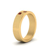 Load image into Gallery viewer, princess-cut-ruby-brush-finish-wedding-band-in-yellow-gold-FDM10319GRUDRANGLE2-NL-YG.jpg