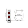 Load image into Gallery viewer, princess-cut-ruby-channel-set-hoops-earrings-white-gold-fdear1018grudrangle3-nl-wg-hw.jpg