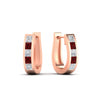 Load image into Gallery viewer, princess-cut-ruby-channel-set-hoops-earrings-rose-gold-fdear1018grudrangle1-nl-rg.jpg