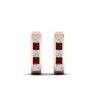 Load image into Gallery viewer, princess-cut-ruby-channel-set-hoops-earrings-rose-gold-fdear1018grudrangle2-nl-rg.jpg