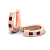 Load image into Gallery viewer, princess-cut-ruby-channel-set-hoops-earrings-rose-gold-fdear1018grudrangle7-nl-rg.jpg
