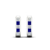 Load image into Gallery viewer, princess-cut-sapphire-channel-set-hoops-earrings-white-gold-fdear1018gsablangle2-nl-wg.jpg