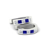 Load image into Gallery viewer, princess-cut-sapphire-channel-set-hoops-earrings-white-gold-fdear1018gsablangle4-nl-wg.jpg
