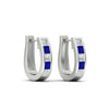 Load image into Gallery viewer, princess-cut-sapphire-channel-set-hoops-earrings-white-gold-fdear1018gsablangle5-nl-wg.jpg