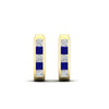 Load image into Gallery viewer, princess-cut-sapphire-channel-set-hoops-earrings-in-yellow-gold-fdear1018gsablangle2-nl-yg.jpg