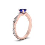 Load image into Gallery viewer, princess-cut-sapphire-infinity-twist-ring-in-rose-gold-FD8233PRRGSABL-NL-RG-GS.jpg