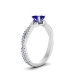 Load image into Gallery viewer, princess-cut-sapphire-infinity-twist-ring-in-white-gold-FD8233PRRGSABL-NL-WG-GS.jpg