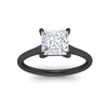 Load image into Gallery viewer, princess-cut-stunning-solitaire-diamond-ring-in-black-gold-FD11296PRRANGLE5-NL-BG