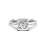 Load image into Gallery viewer, princess-cut-stunning-solitaire-diamond-ring-in-white-gold-FD11296PRR-NL-WG