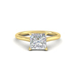 Load image into Gallery viewer, princess-cut-stunning-solitaire-diamond-ring-in-yellow-gold-FD11296PRR-NL-YG