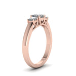 Load image into Gallery viewer, princess-cut-u-prong-three-stone-diamond-engagement-ring-in-14K-rose-gold-FDENR578PRRANGLE2-NL-RG