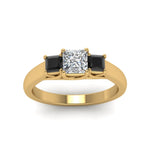 Load image into Gallery viewer, princess-cut-u-prong-three-stone-engagement-ring-black-diamond-in-14K-yellow-gold-FDENR578PRRGBLACKANGLE5-NL-YG