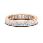 Load image into Gallery viewer, princess-cut-women_s-diamond-hannel-set-eternity-ring-in-rose-gold-FDEWB160PRB-4.00CT-NL-RG.jpg?v=1766128423