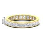 Load image into Gallery viewer, princess-cut-women_s-diamond-eternity-wedding-band-ring-in-yellow-gold-FDEWB160PRB-4.00CT-NL-YG-HW.jpg?v=1766128423