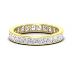 Load image into Gallery viewer, princess-cut-women_s-diamond-eternity-wedding-band-ring-in-yellow-gold-FDEWB160PRB-4.00CT-NL-YG.jpg?v=1766128423
