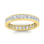 Load image into Gallery viewer, princess-cut-women_s-diamond-eternity-wedding-band-ring-in-yellow-gold-FDEWB160PRBANGLE5-4.00CT-NL-YG.jpg?v=1766128422