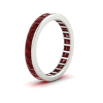 Load image into Gallery viewer, princess-cut-women_s-ruby-eternity-wedding-band-ring-in-white-gold-FDEWB160PRBGRUDRANGLE2-4.00CT-NL-WG.jpg?v=1766128423