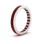 Load image into Gallery viewer, princess-cut-women_s-ruby-eternity-wedding-band-ring-in-white-gold-FDEWB160PRBGRUDRANGLE2-4.00CT-NL-WG.jpg?v=1766128423