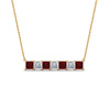Load image into Gallery viewer, princess-diamond-horizontal-bar-pendant-with-ruby-in--FDPD8420GRUDR-NL-YG