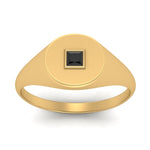 Load image into Gallery viewer, Single Diamond Signet Ring