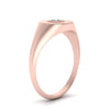 Load image into Gallery viewer, Single Diamond Signet Ring