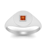 Load image into Gallery viewer, Single Diamond Signet Ring