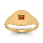 Load image into Gallery viewer, Single Diamond Signet Ring