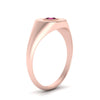 Load image into Gallery viewer, Single Diamond Signet Ring