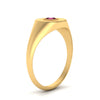 Load image into Gallery viewer, Single Diamond Signet Ring