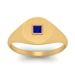 Load image into Gallery viewer, Single Diamond Signet Ring