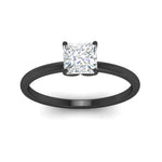Load image into Gallery viewer, Princess Cut Tulip Solitaire Engagement Ring