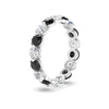 Load image into Gallery viewer, Women's 3 Ct Round Cut Common Prong Eternity Ring