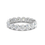 Load image into Gallery viewer, Women's 3 Ct Round Cut Common Prong Eternity Ring