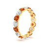 Load image into Gallery viewer, Women's 3 Ct Round Cut Common Prong Eternity Ring