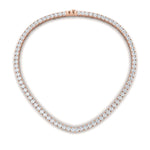 Load image into Gallery viewer, prong-set-20.50-carat-tennis-diamond-necklace-in-FDNK11334-(0.20CT)ANGLE1-NL-RG