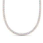 Load image into Gallery viewer, prong-set-20.50-carat-tennis-diamond-necklace-in-FDNK11334-(0.20CT)ANGLE1-NL-RG